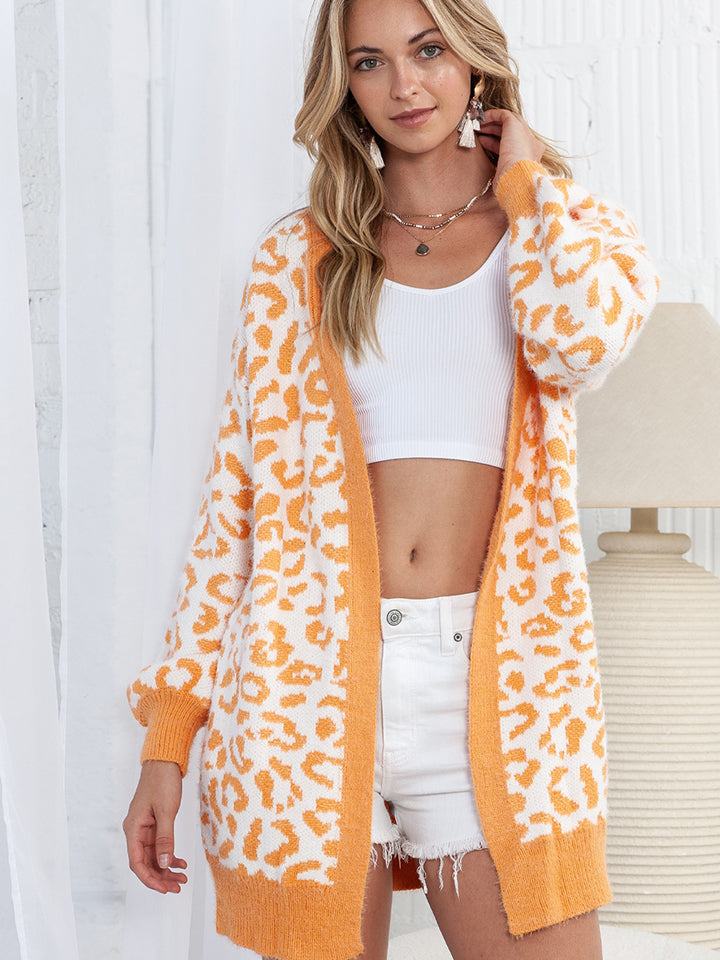 Get trendy with Printed Long Sleeve Cardigan - Cardigans available at Styles Code. Grab yours today!