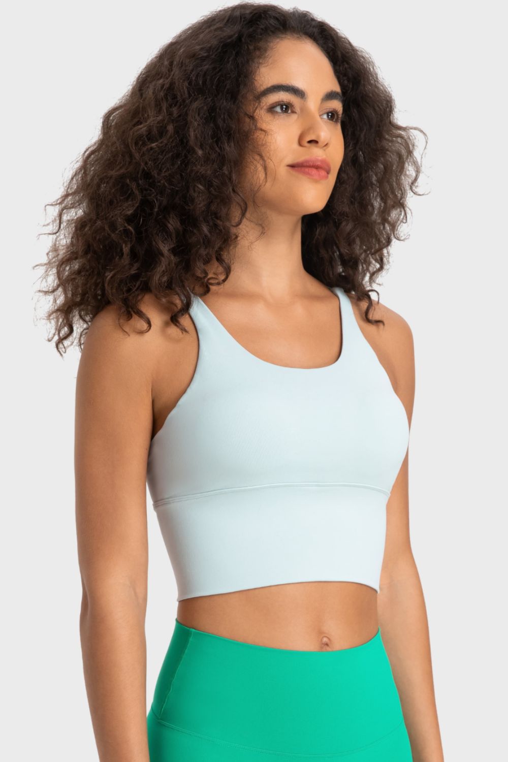 Get trendy with Crisscross Back Ladder Detail Sports Bra - Activewear available at Styles Code. Grab yours today!