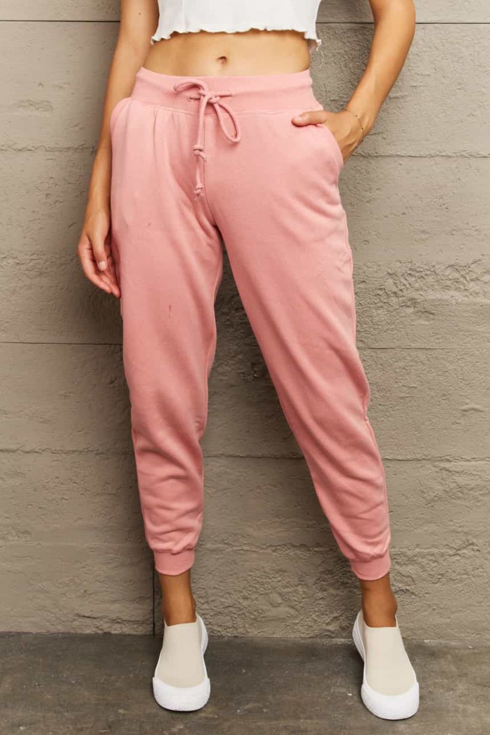 Get trendy with Full Size Tie Waist Long Sweatpants - Plus Size available at Styles Code. Grab yours today!