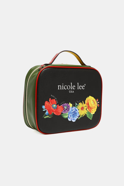 Get trendy with Nicole Lee USA Printed Handbag with Three Pouches - Bags available at Styles Code. Grab yours today!