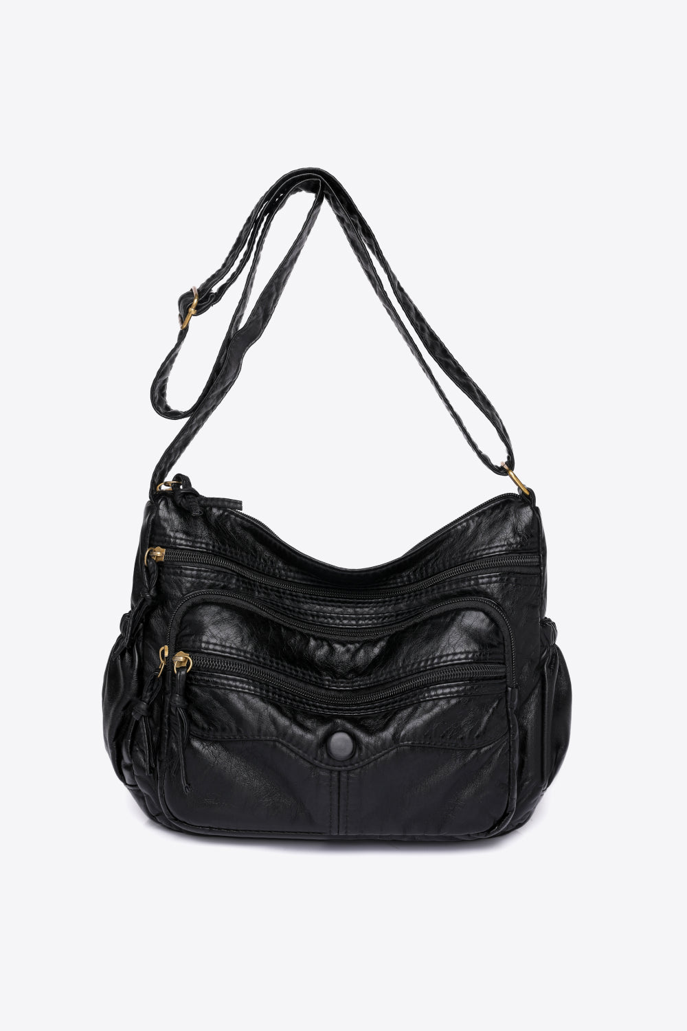 Get trendy with Adored PU Leather Crossbody Bag - Bags available at Styles Code. Grab yours today!