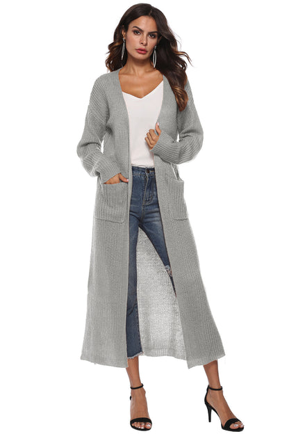 Get trendy with Long Sleeve Open Front Buttoned Cardigan - Cardigan available at Styles Code. Grab yours today!