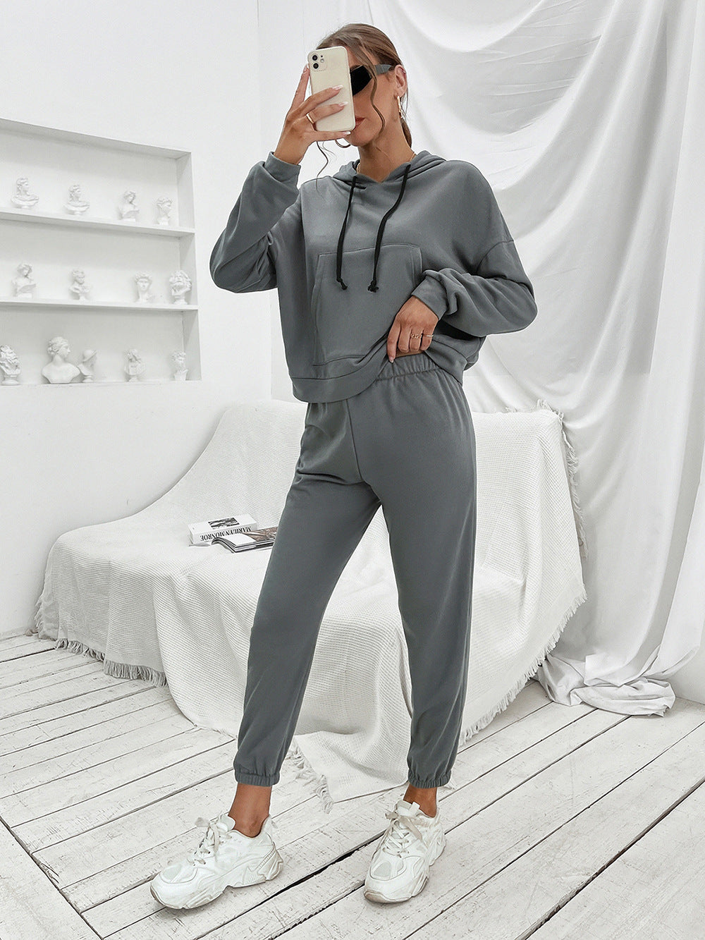 Get trendy with Sports Hoodie and Joggers Set - Activewear available at Styles Code. Grab yours today!